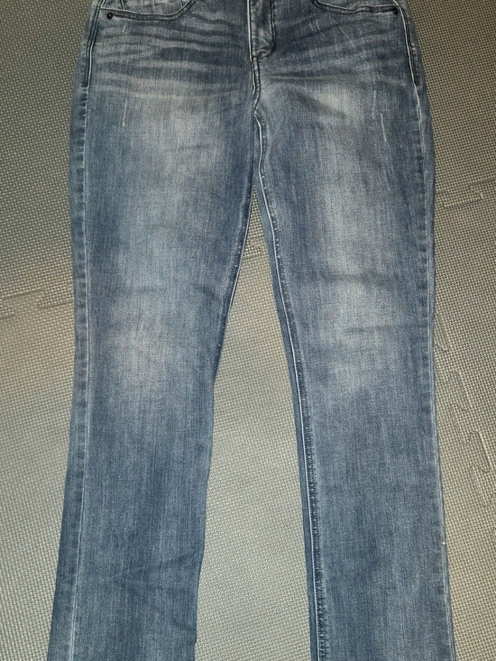 Democracy Denim - Democracy Women's Straight Leg Faded Blue Jeans